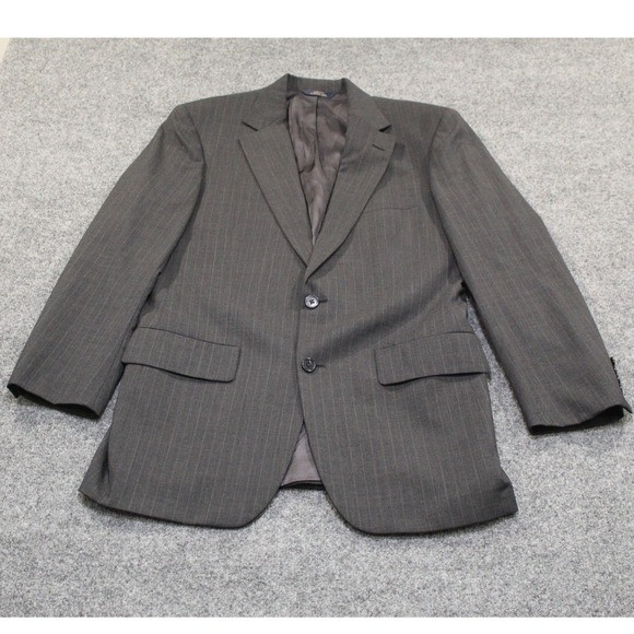 Brooks Brothers Brooksease Wool Pinstripe Blazer Mens Size 38 Made in USA